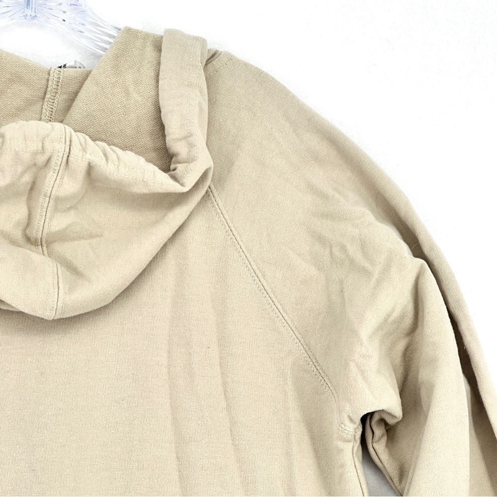 Independent Trading Co Men’s Zip Up Hoodie Tan Beige Full Zip Sweatshirt Medium - Picture 9 of 16